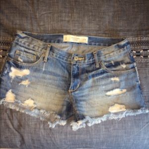 Abercrombie and Fitch jean shorts size 6